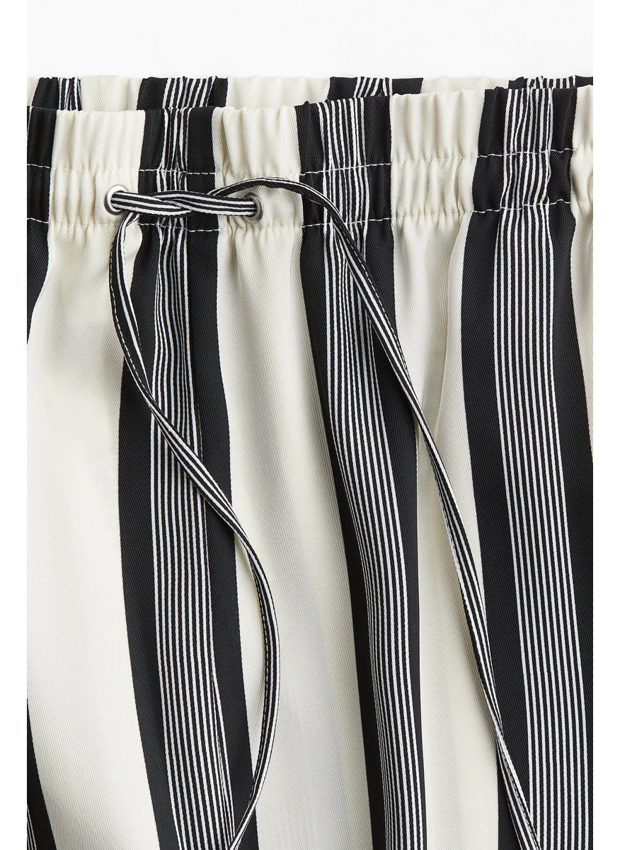 اتش اند ام Wide Drawstring Trousers