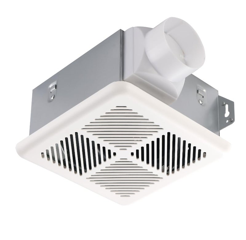 Tech Drive Very Quiet Bathroom Exhaust Fan - 70 CFM, 2.0 Sone, No Attic Access Needed, Energy Star Certified, Easy to Install,3-Inch Duct, Ceiling Mounted for Bathrooms Up to 75 Sq. Ft, White - Image 1