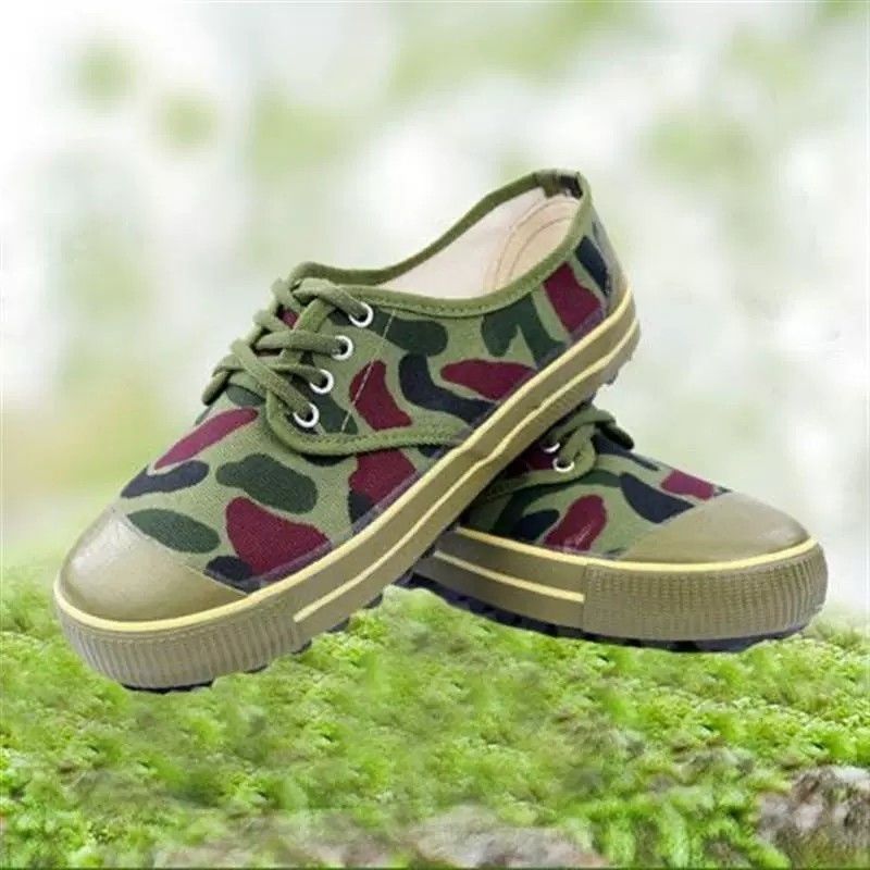 High-Top Liberation Shoes, Labor Protection Canvas Shoes, Men'S Yellow Rubber Shoes, Women'S Wear-Resistant, Non-Slip Construction Site Work Shoes, Agricultural Shoes - Image 5