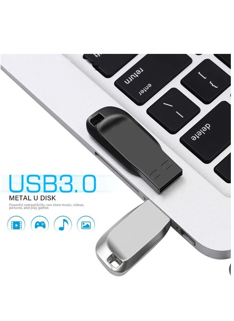 Generic - 2TB USB 3.0 High speed Flash Metal Pen Drive Waterproof Black - Image 1