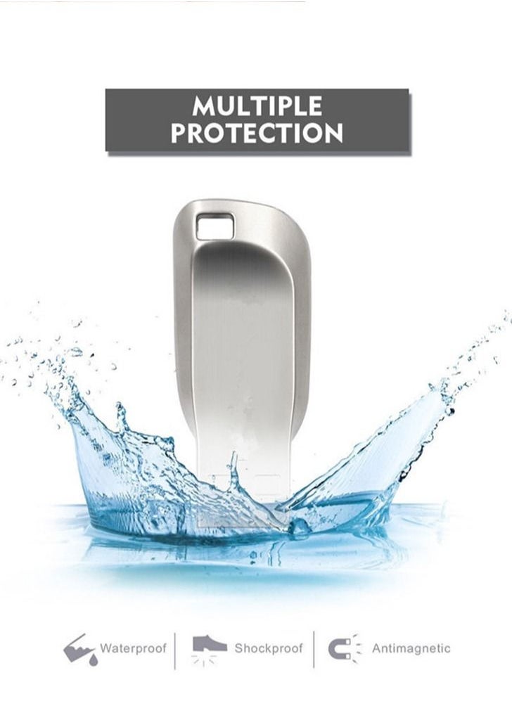 Generic - 2TB USB 3.0 High speed Flash Metal Pen Drive Waterproof Black - Image 1