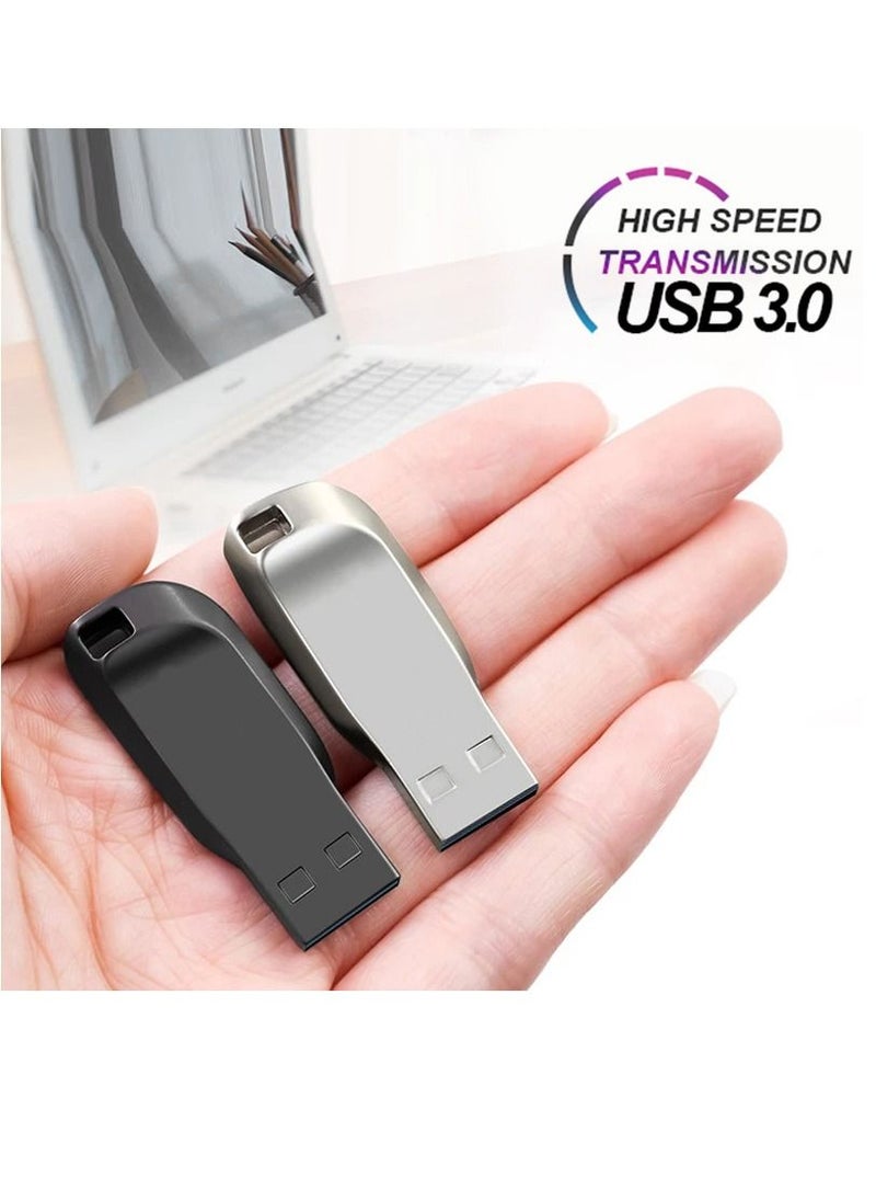 Generic - 2TB USB 3.0 High speed Flash Metal Pen Drive Waterproof Black - Image 1