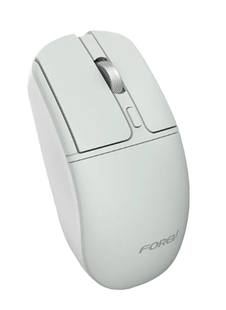 فوريف ماوس مكتب لاسلكي FV-386 - 4 أزرار صامتة 2.4 جيجا هرتز نطاق 10 متر - تصميم أسطواني غير قابل للانزلاق 1600 نقطة في البوصة | أبيض 