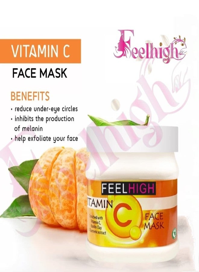 Feelhigh FACE Mask pack2- Skin Care products - Facial product -500ml each -pack2 (Vitamin C mask2) - Image 2