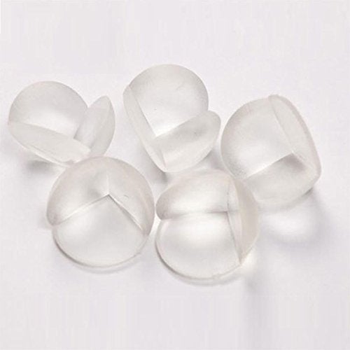 Futaba Baby Safety Silicone Protector Table Corner Edge Protection Cover - Pack of 10 - White - Image 4