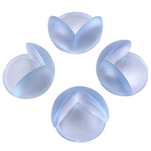 Futaba Baby Safety Silicone Protector Table Corner Edge Protection Cover - Pack of 10 - White - Image 3