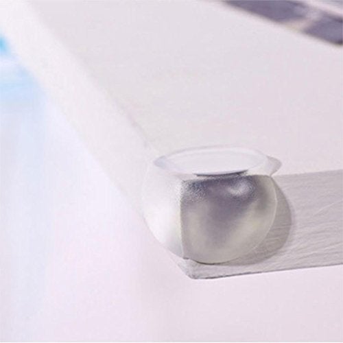 Futaba Baby Safety Silicone Protector Table Corner Edge Protection Cover - Pack of 10 - White - Image 2
