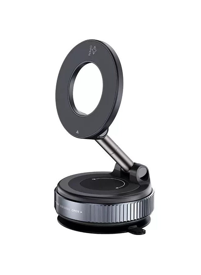 Magnetic Phone Holder for Car, Vacuum Suction Car Phone Holder, Phone Holders for Your Car, Car Magnetic Phone Mount Compatible with All Smartphone  - Image 2