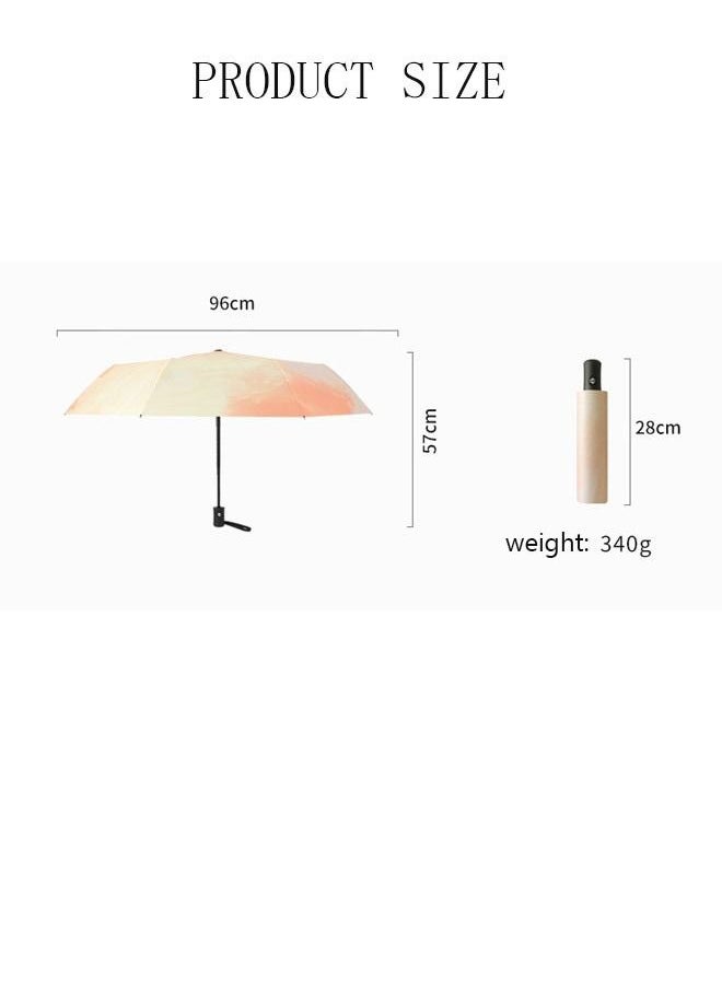 DUNISO - Windproof Folding Travel Umbrella Anti-UV Sun And Rain Umbrellas Compact Portable For Women and Men - Image 1