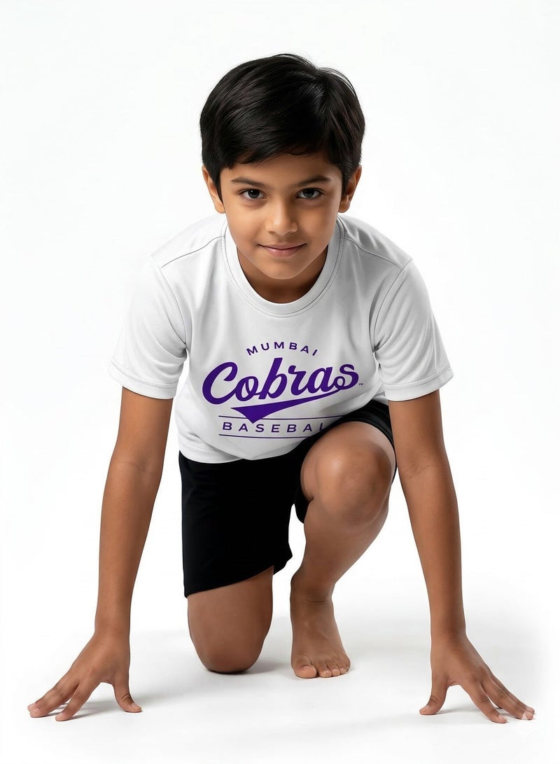 Baseball United Mumbai Cobras Kids' Locker Room T-Shirt - Image 2