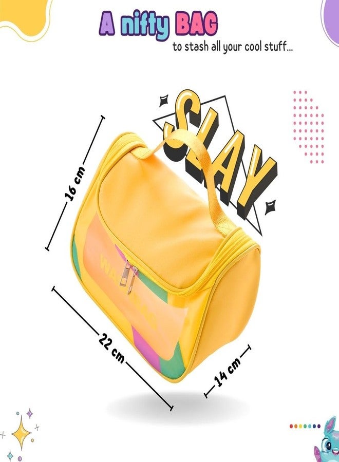 Tinker Squad حقيبة تنظيم مكياج تينكر سكواد | حقيبة صندوق مكياج | حقيبة سفر لتنظيم مستحضرات التجميل | صندوق زينة للبنات والسيدات | حقيبة سفر لتنظيم مكياج البنات والسيدات | مستلزمات السفر للبنات - Image 3