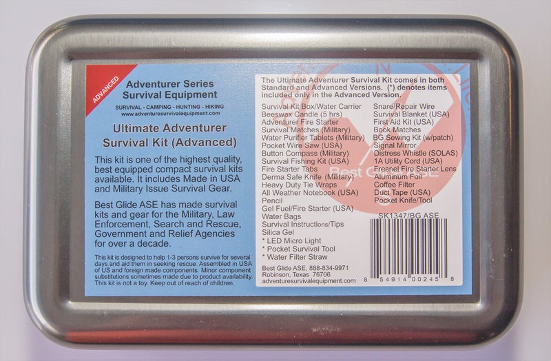 Best Glide ASE Ultimate Adventurer Survival Kit Advanced Version - Image 2