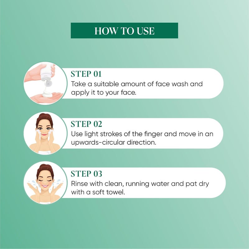 Ozone CBT Face Wash with Aloe Vera Chironji Neem  Lemon  Deep Cleansing  Brightening Formula for Flawless Glowing Skin  Suitable for All Skin Types  Unisex Facewash  100gm