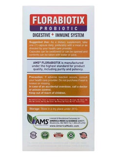 AMS Florabiotix Probiotic Digestive+Immune System Capsules 30's  - Image 4