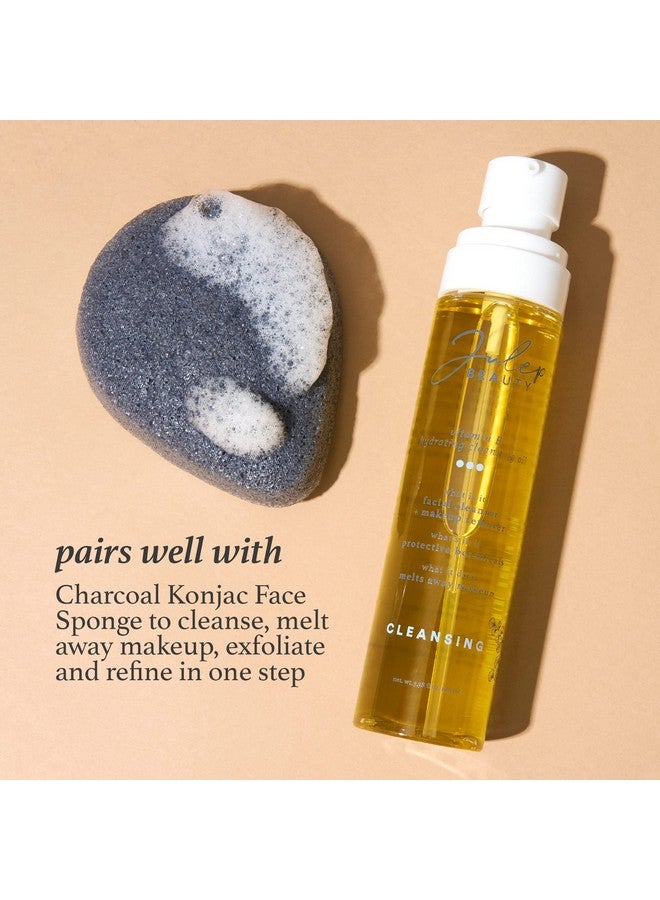 Julep Vitamin E Hydrating Cleansing Oil and Makeup Remover - Face Wash for Normal to Dry Sensitive Skin - 3.38 Fl Oz - Rosehip and Olive Oil Face Cleanser - Image 5