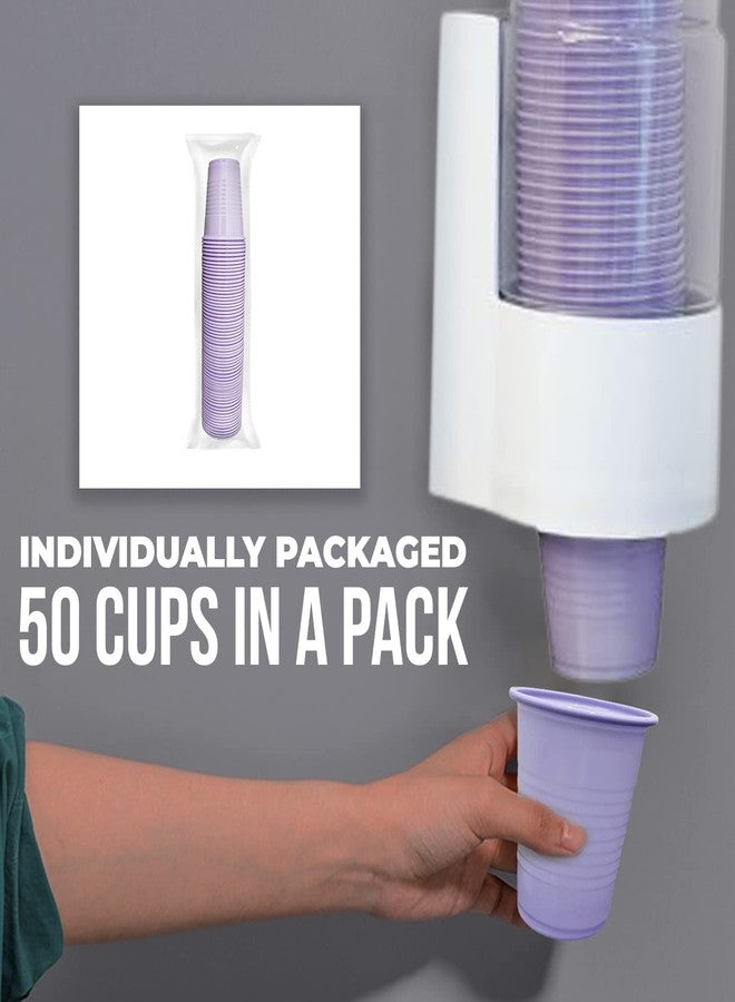 Pruvade Disposable Cups | 500 Pack | 5 oz Plastic Cups, Small Bathroom Cups, Assorted Colors, Perfect for Kids - Image 3