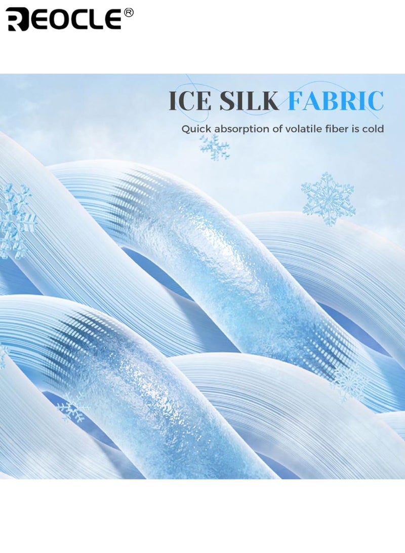 REOCLE Quick-Drying Cooling Sports Towel with Storage Box Lightweight Towel with Ergonomic Handle Super Absorbent Ultra Soft Compact Machine Washable Towel - Image 3