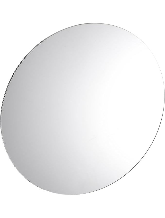 Silver Acrylic Mirror Tray for Aromatherapy Photography Prop Reflective Background - Image 1
