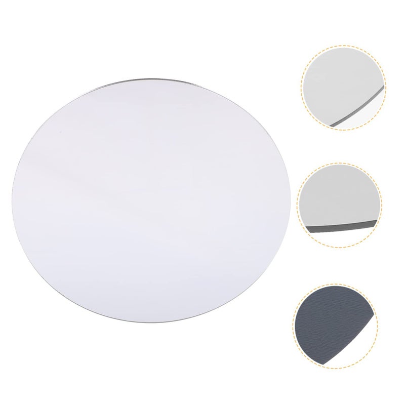 Silver Acrylic Mirror Tray for Aromatherapy Photography Prop Reflective Background - Image 5