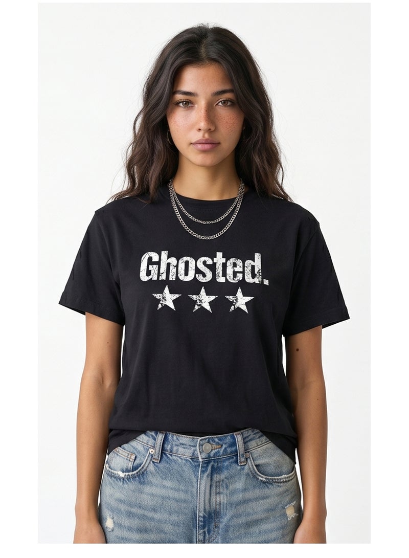RAVIN Ghosted Graphic Print Short Sleeve T-Shirt - Image 1