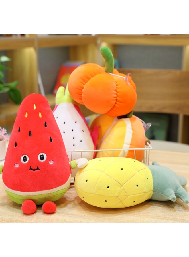 Fruit Plush Toy Pineapple Fruit And Vegetable Strawberry Orange Doll Wedding Toss Doll Grasping Machine Rag Doll-Color:Stick 25cm-Height:20- 35cm (collect Your Baby And Get A Year Of The Dragon Pend - Image 4