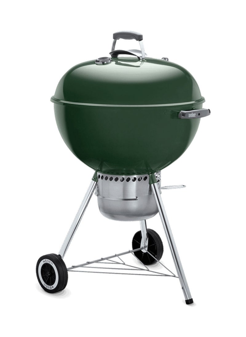 Weber Weber 22 inch Original Kettle Premium Charcoal Grill Green  - Image 3