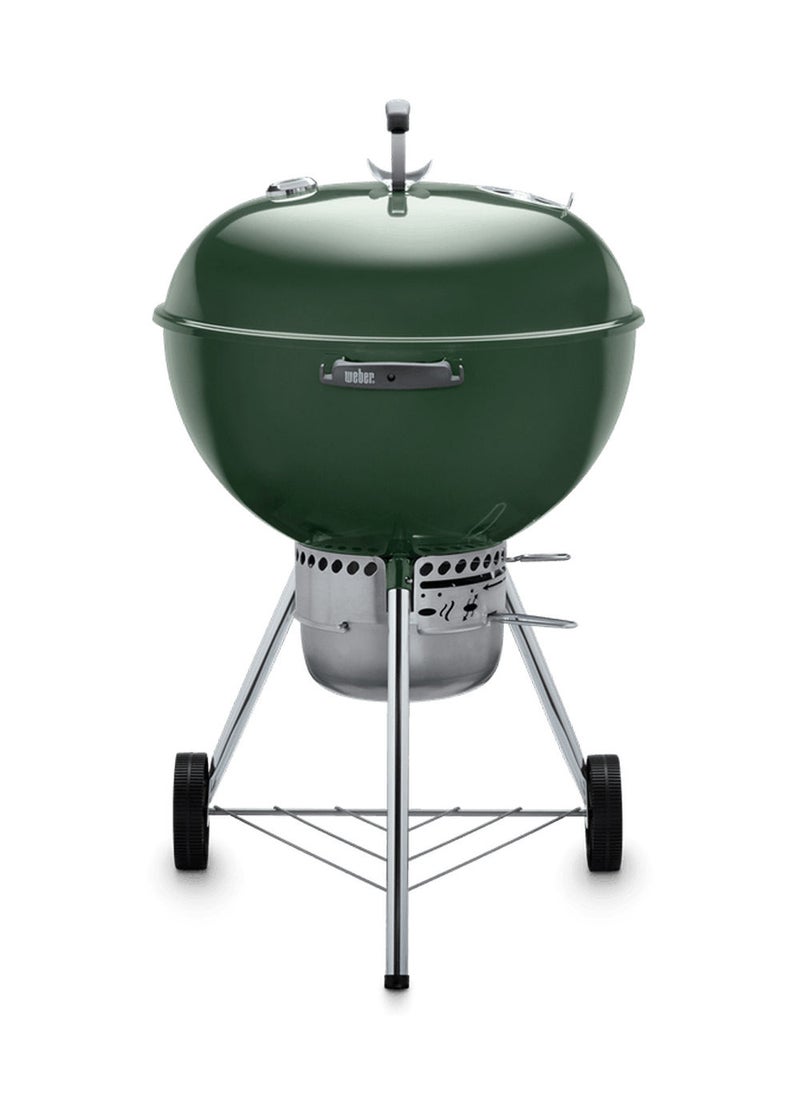 Weber Weber 22 inch Original Kettle Premium Charcoal Grill Green  - Image 1