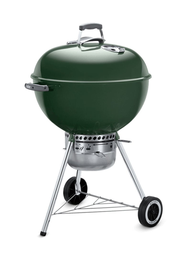 Weber Weber 22 inch Original Kettle Premium Charcoal Grill Green  - Image 2