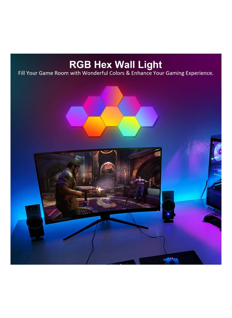 Led Light RGB LED Lights – 6-Pack Smart Hexagon LED Wall Lights with App & Remote Control, Music Sync LED Light Panels for Home, Living Room, Bedroom, Gaming Room & Décor - pzsku/Z70721BE33E07E1F133E4Z/45/_/1697038551/bf27d719-fd40-4448-8176-54a21415d1fc