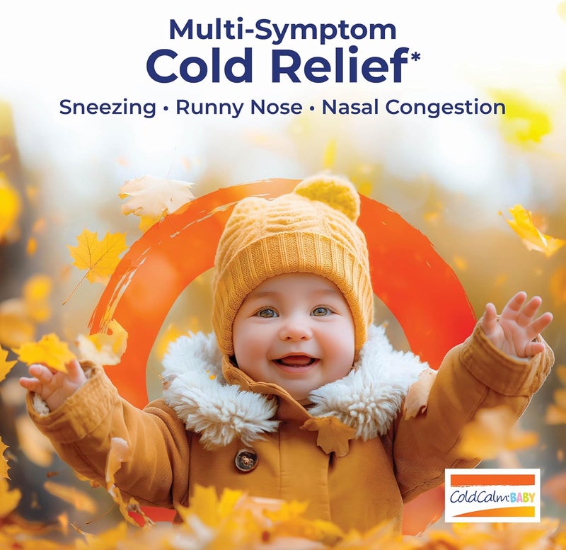 Boiron قطرات ColdCalm للأطفال للاستخدام الفردي لتخفيف أعراض البرد من العطس وسيلان الأنف واحتقان الأنف سائلة معقمة وغير مهدئة 30 جرعة - Image 2