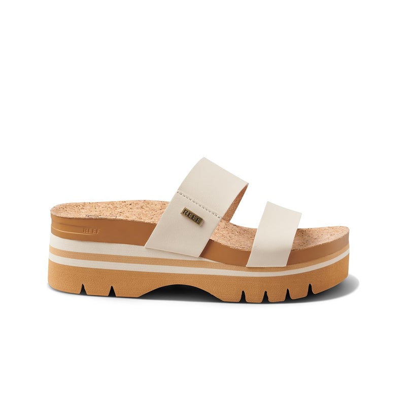 Reef Cushion Vista Higher Womens Platform Fashion Sandal, Arch Support, Ultra Soft Cushion Footbed, Vintage Tan, 8 - Image 3