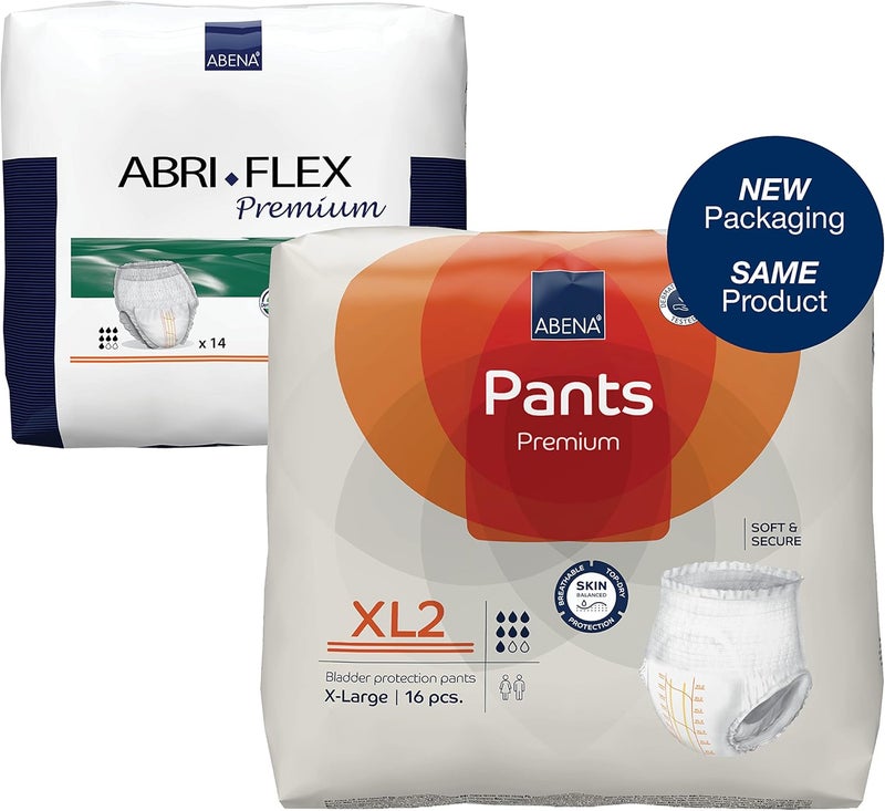 Abena Abena Pants, Premium Protective Underwear, Level 2, (Small To Extra Large), Extra Large, 16 Count 