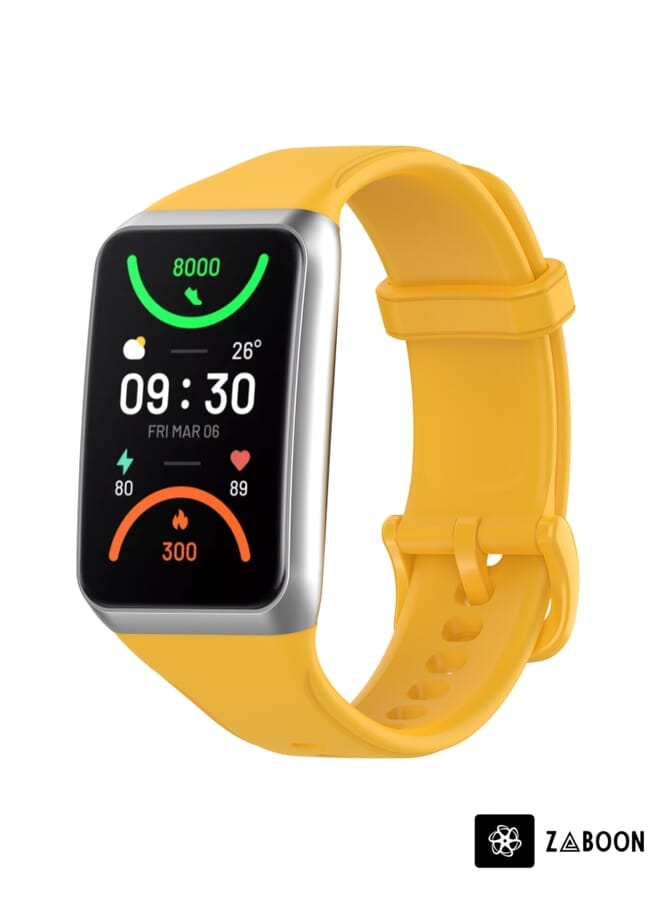 Zaboon Watch Band For OPPO Band 2 Solid Color Soft Silicone - Image 1