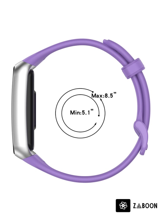 Zaboon Watch Band For OPPO Band 2 Solid Color Soft Silicone - Image 5