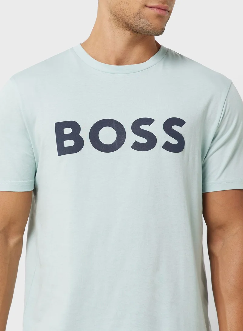 BOSS Logo Crew Neck T-Shirt