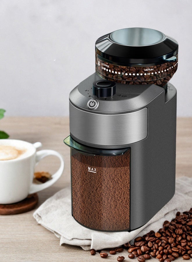 wancle 28 external gear adjustment adjustable Coffee Grinder Electric, Super Silent Electric Coffee Bean Grinder Adjustment and Multi-Functional Stainless Steel for Spices, Herbs, and Nuts Grinding - Image 2