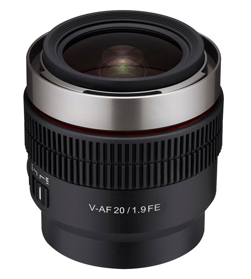 Samyang V-AF 20mm T1.9 Cine AF Wide Angle Lens for Sony E, Black - Image 2