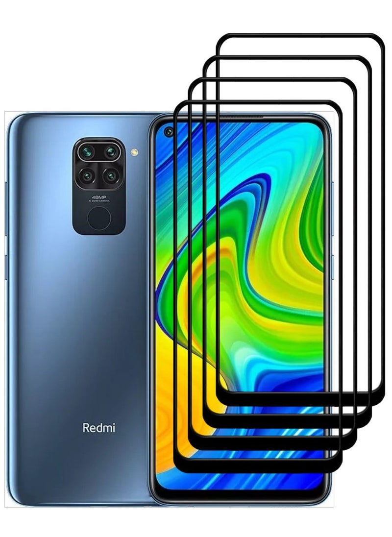 ACLIX 4 Pieces Antistatic ESD Dustproof Premium Quality High Definition Tempered Glass Screen Protector Designed For Xiaomi Redmi Note 9 - Image 1