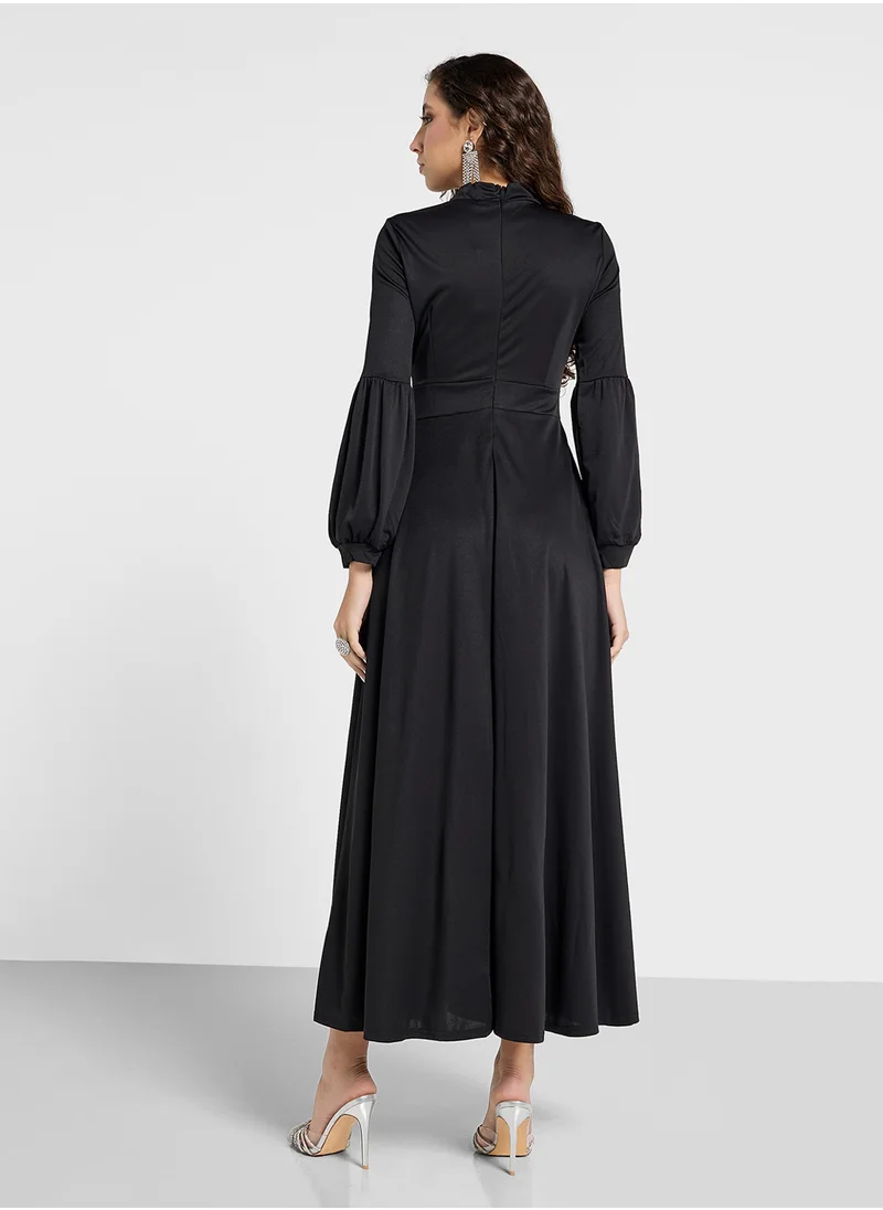 Khizana Cape Sleeve Dress