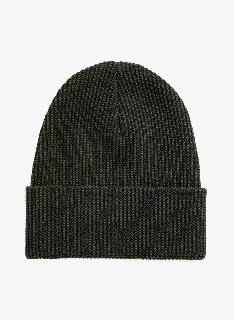 KOTON Ribbed Knitted Beanie
