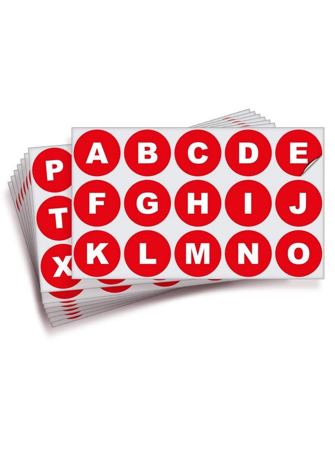 iSYFIX iSYFIX Red Vinyl Letters Stickers - 2 inch Self-Adhesive, A to Z, 4 of Each Letter - Premium Decal for Indoor & Outdoor, For Inventory, Storage, Organizing, Alphabet for Boxes, Toolbox, Lockers & More  - Image 1