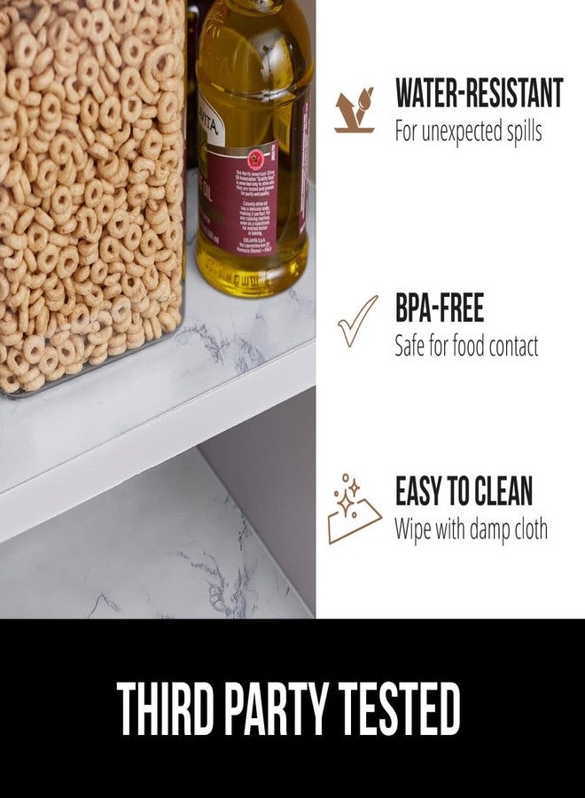 GORILLA GRIP Peel and Stick Paper, Removable Cover for Books, Shelves, Countertops, Drawers, Cabinets and Crafts, Easy Install Kitchen Decor, Shelf, Drawer, Cabinet Liners 19.7 in x 20 FT White Marble - Image 5