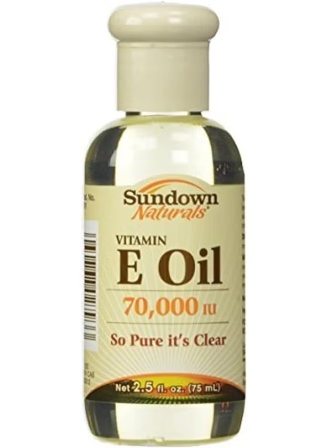 سن داون ناتشورالز 4 قطع زيت فيتامين E للبشرة 70,000 IU الحجم 75x4مل - Image 2