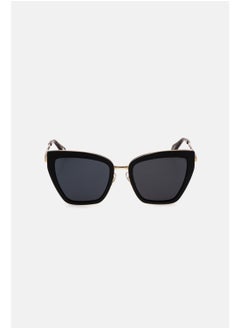 Just Cavalli Women's Square Shape  Stainless steel Sunglasses SJC092 530700 - Lens Size: 53 Mm - Shiny Black  - Image 2