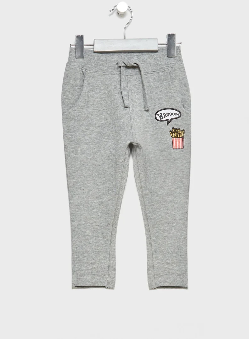 NAME IT Infant Patched Sweatpants