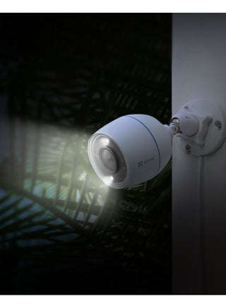 كاميرا أمان ملونة C3TN، كاميرا خارجية، كاميرا WiFi بدقة FHD 1080p مع التقاط الصوت، رؤية ليلية ملونة، كشف الحركة، مقاومة للعوامل الجوية IP67، تدعم بطاقة MicroSD تصل إلى 256 جيجابايت - view 2