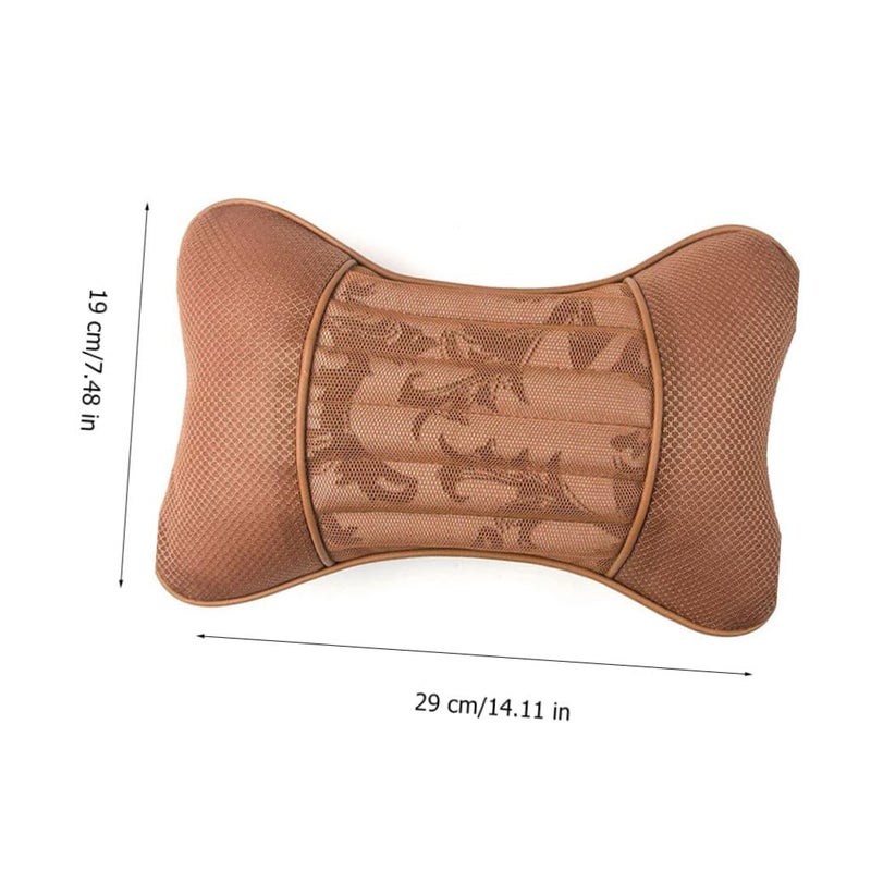 Ergonomic Neck Pillow For Car With Pearl Filling Travel And Daily Use Comfort - Image 3