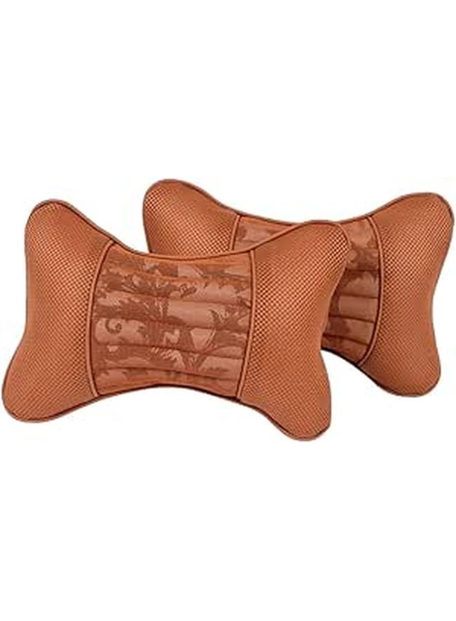 Ergonomic Neck Pillow For Car With Pearl Filling Travel And Daily Use Comfort - Image 1