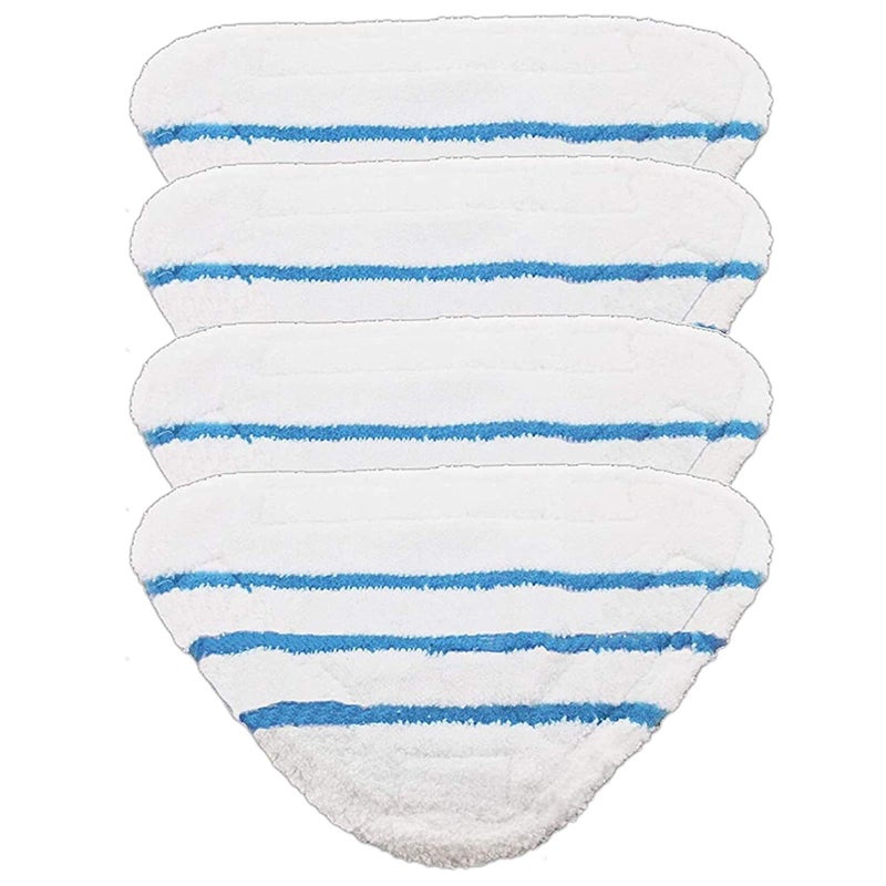 SPARES2GO Washable Cover Pads for Beldray 5in1 9in1 Steam Cleaner Mop Pack of 4