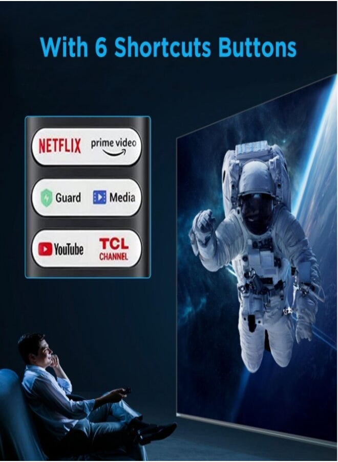 ماركة غير محددة استبدال جهاز التحكم عن بعد ل TCL LED QLED 4K UHD تلفزيون أندرويد ذكي  - Image 5